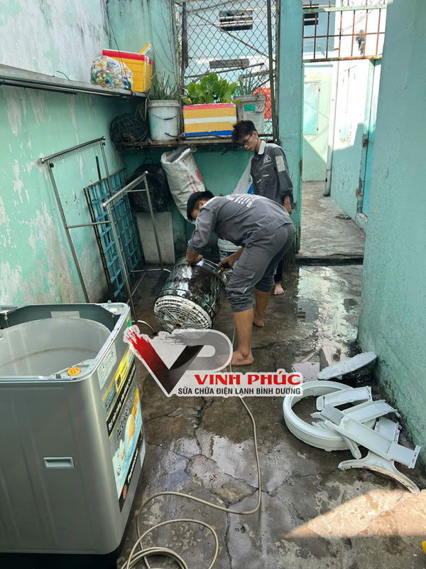 sửa máy giặt tại dĩ an giá rẻ
