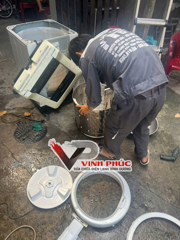 sửa máy giặt ở dĩ an
